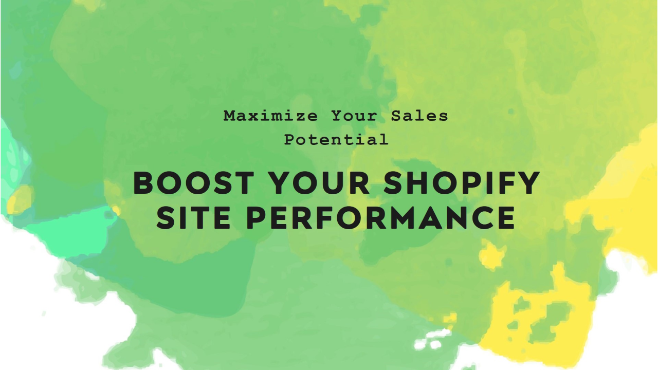 Optimize Shopify Website Speed