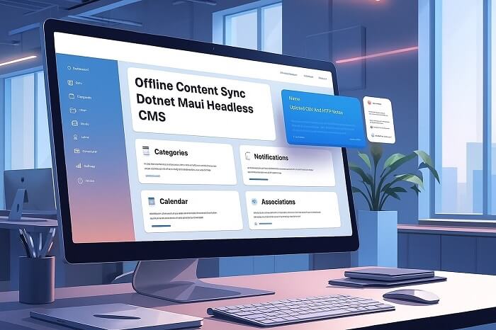 Offline Content Sync Dotnet Maui Headless CMS